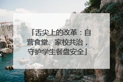舌尖上的改革：自营食堂、家校共治，守护学生餐盘安全